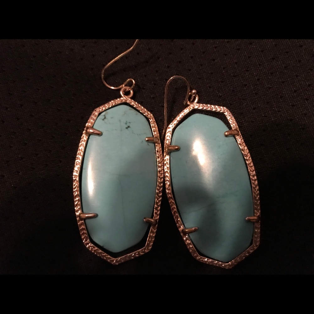 Kendra Scott Turquoise Danielle Statement Earrings